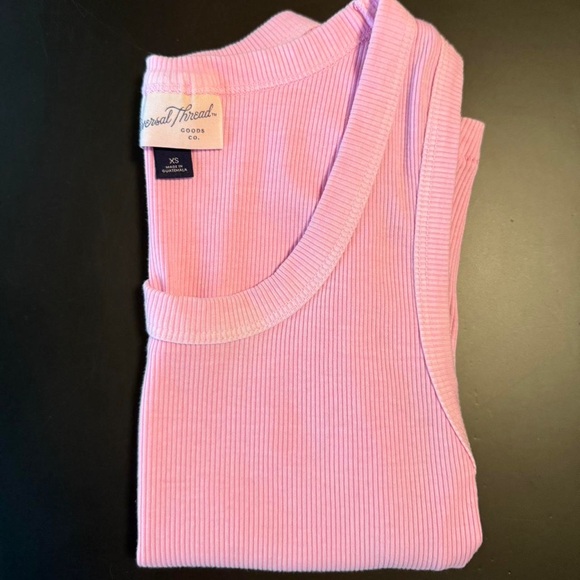 Universal Thread Light Pink Ribbed Tank Top - Picture 2 of 3